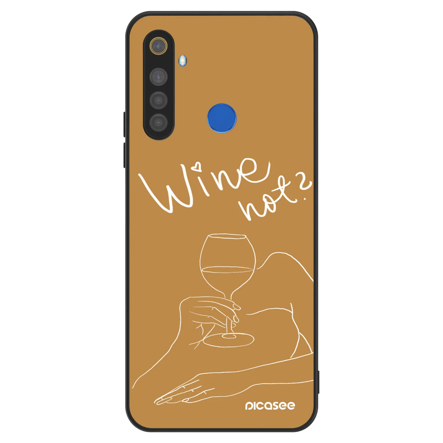 Picasee ULTIMATE CASE pro Realme 5 - Wine not