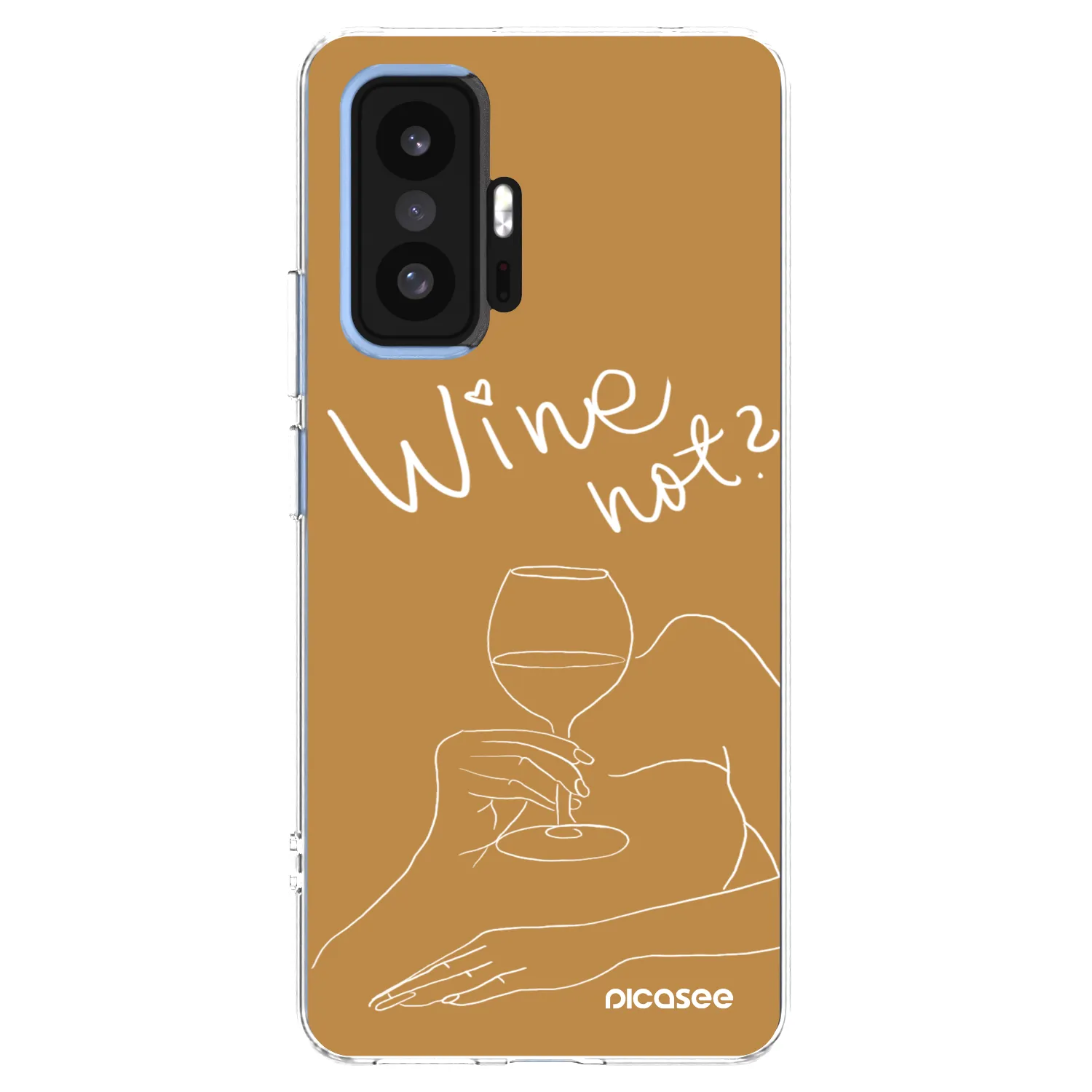 Picasee silikónový prehľadný obal pre Xiaomi 11T - Wine not