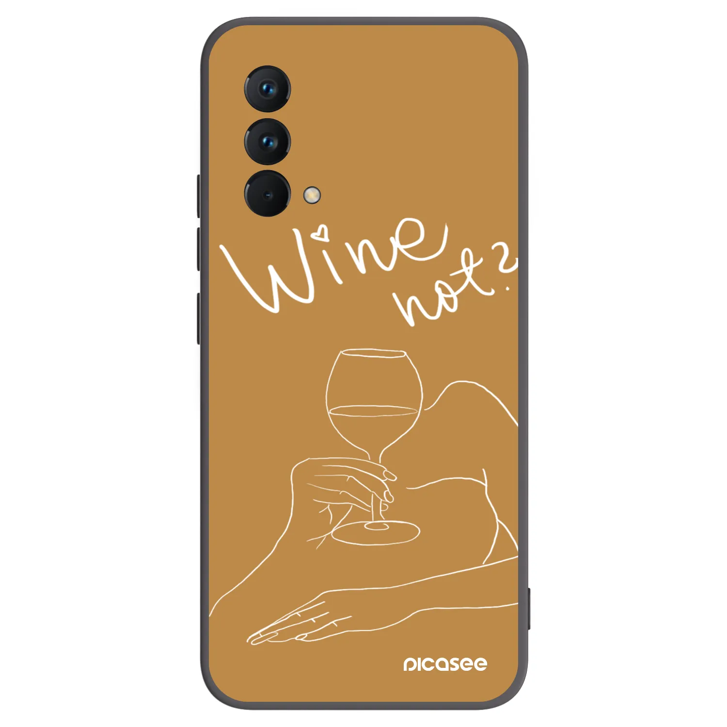 Picasee silikónový čierny obal pre Realme GT Master Edition 5G - Wine not