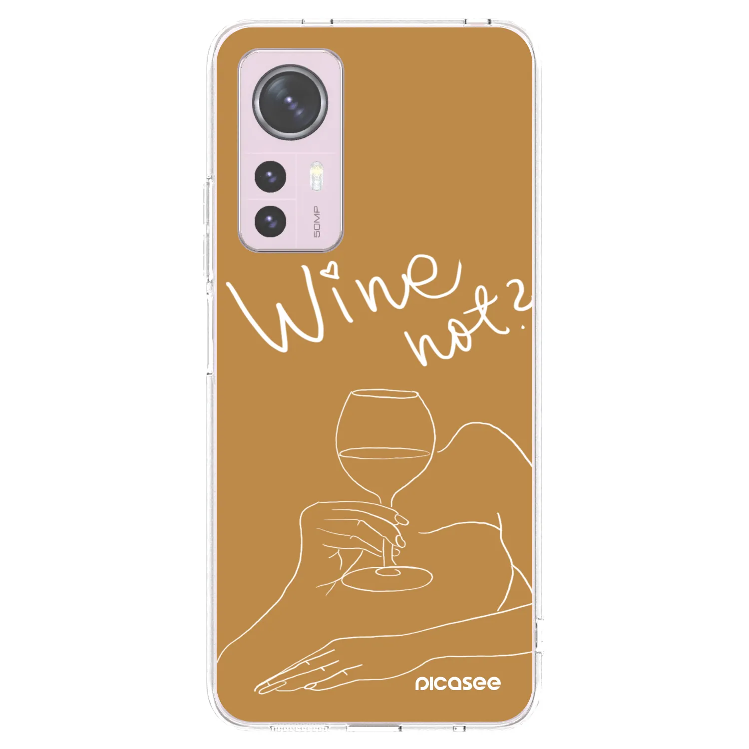 Picasee silikónový prehľadný obal pre Xiaomi 12 - Wine not