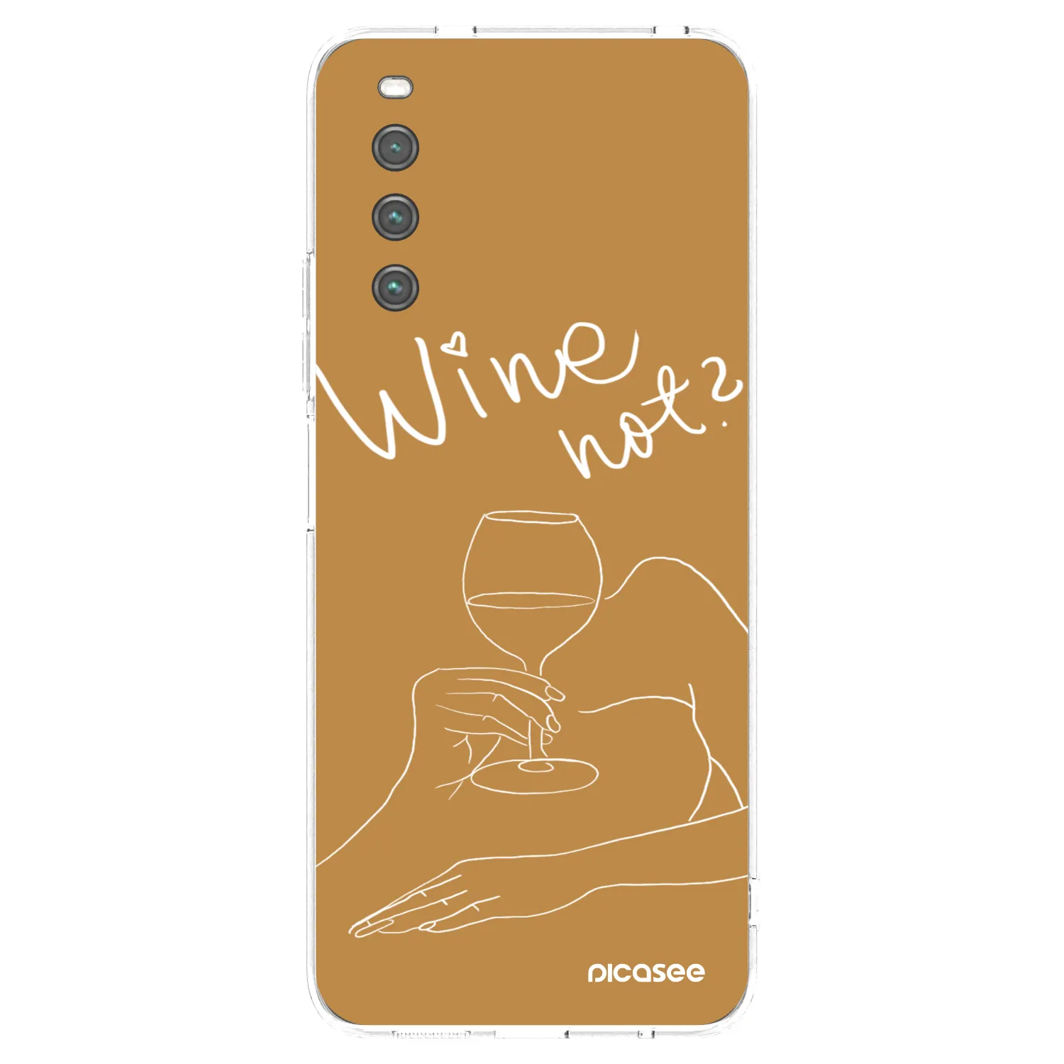 Picasee silikónový prehľadný obal pre Sony Xperia 10 IV 5G - Wine not