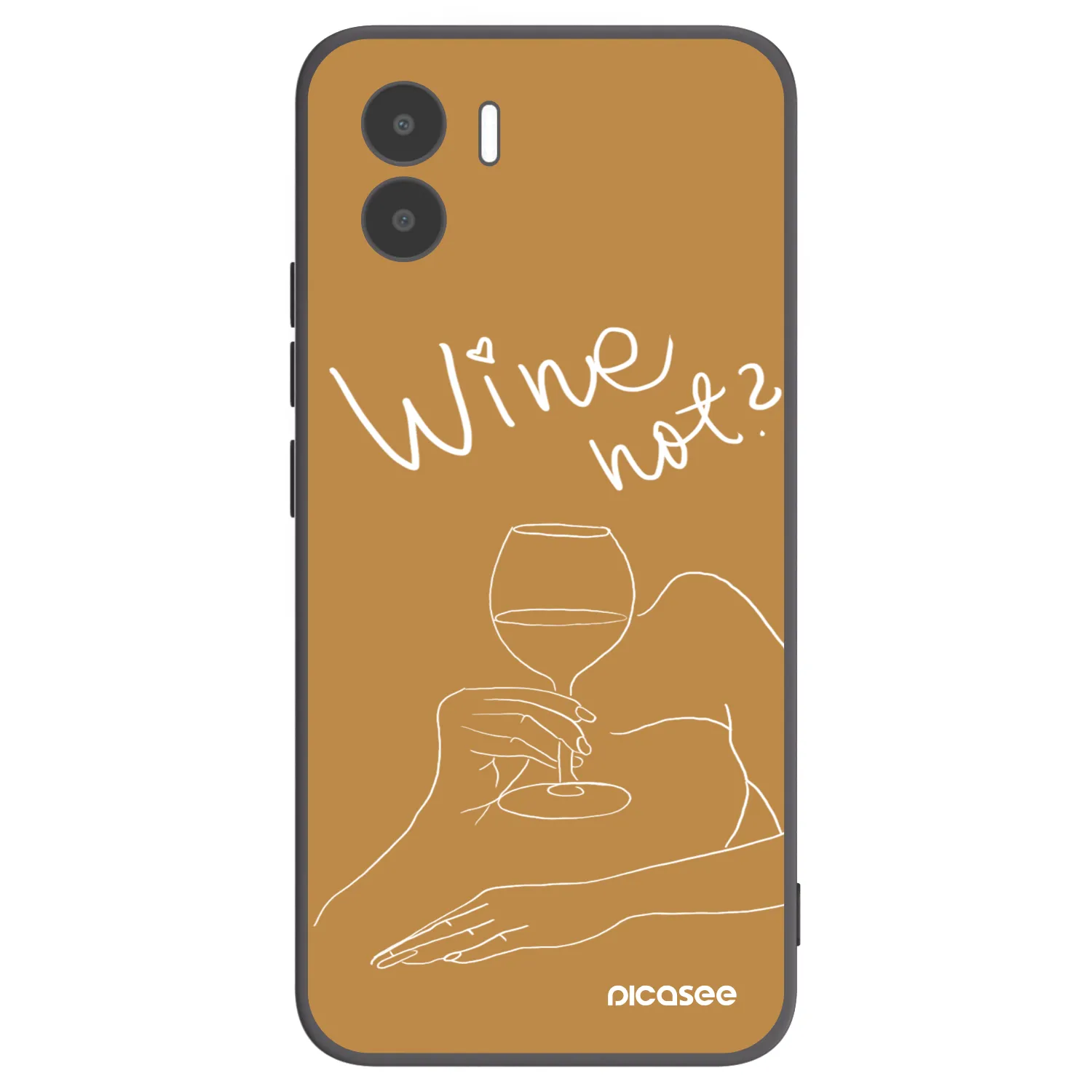 Picasee silikónový čierny obal pre Xiaomi Redmi A1 - Wine not