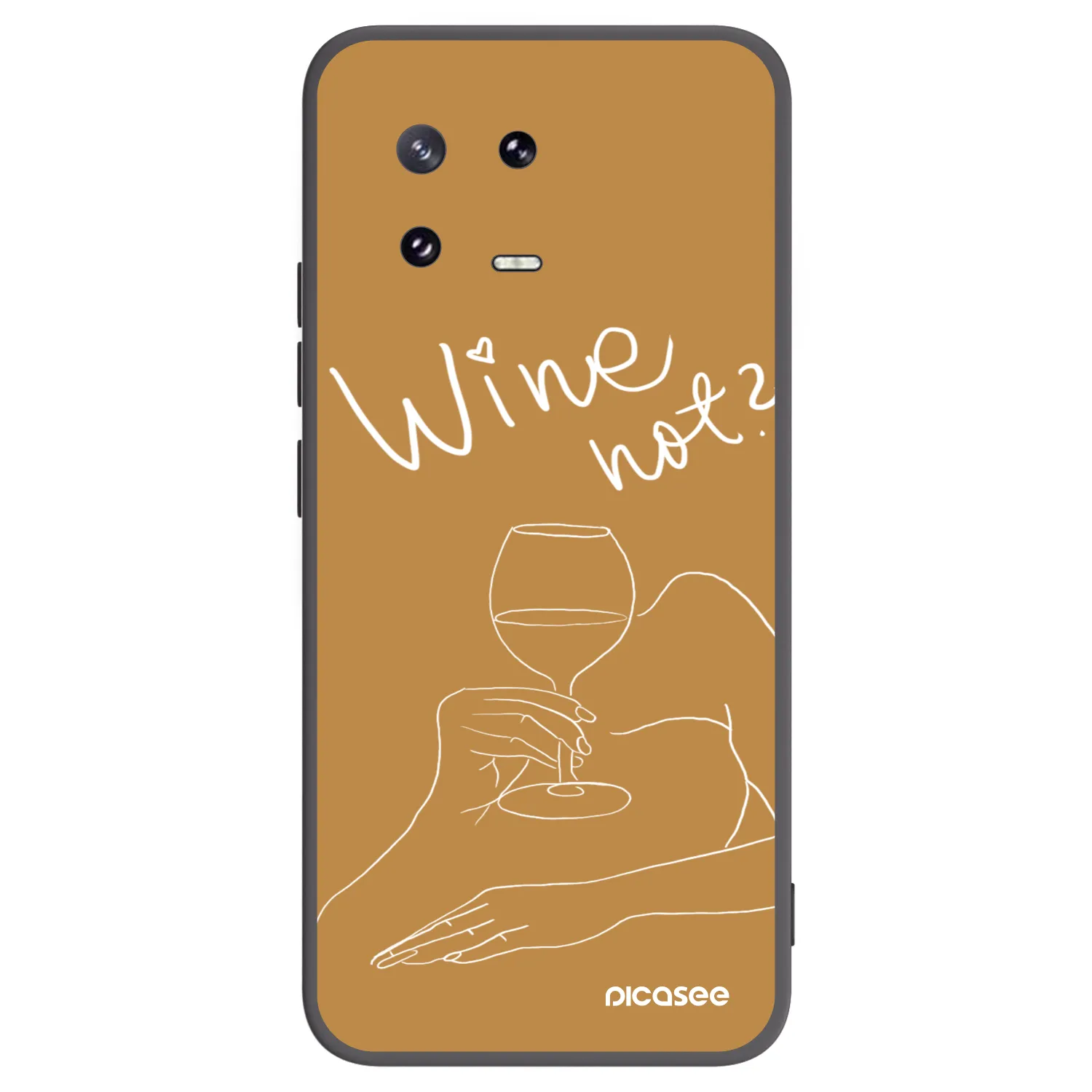 Picasee silikónový čierny obal pre Xiaomi 13 Pro - Wine not