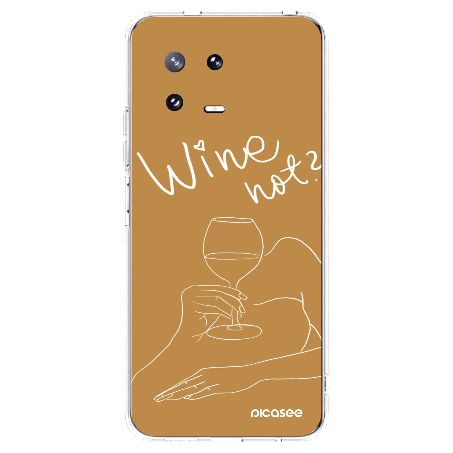 Picasee silikónový prehľadný obal pre Xiaomi 13 Pro - Wine not