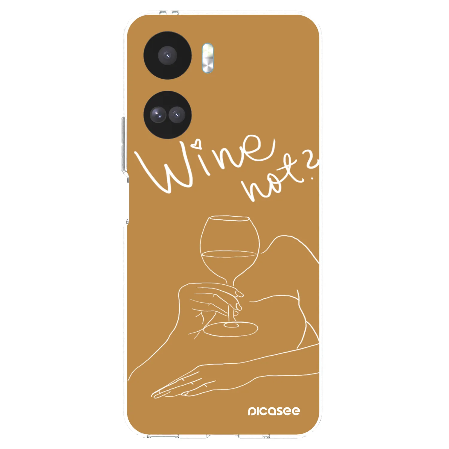 Picasee silikónový prehľadný obal pre Honor 90 Lite 5G - Wine not
