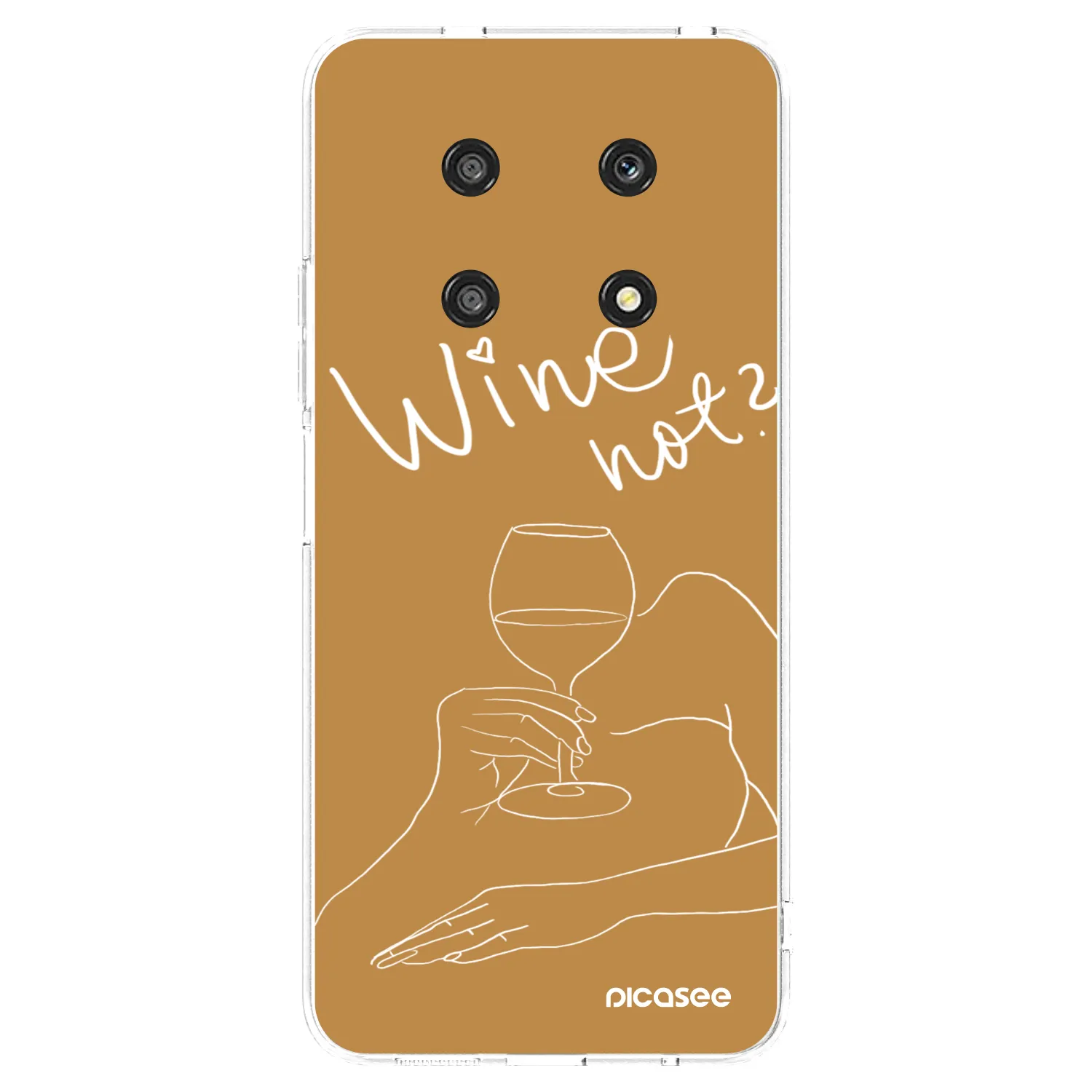 Picasee silikónový prehľadný obal pre Honor Magic4 Lite 5G - Wine not