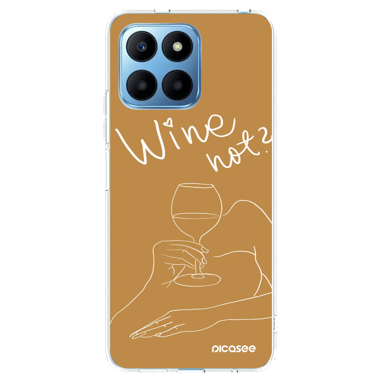 Picasee silikónový prehľadný obal pre Honor 70 Lite - Wine not