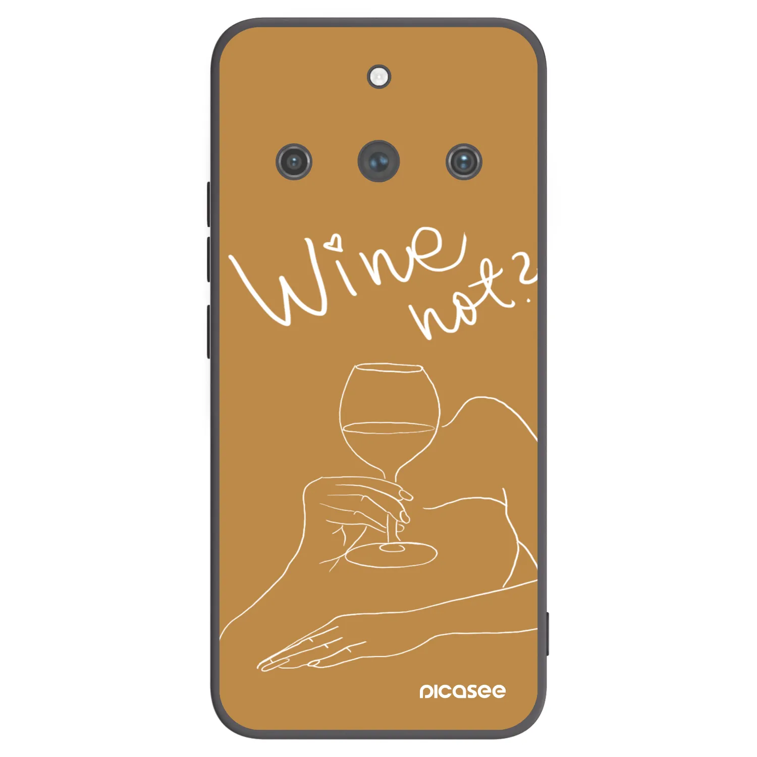 Picasee silikónový čierny obal pre Realme 11 Pro+ - Wine not