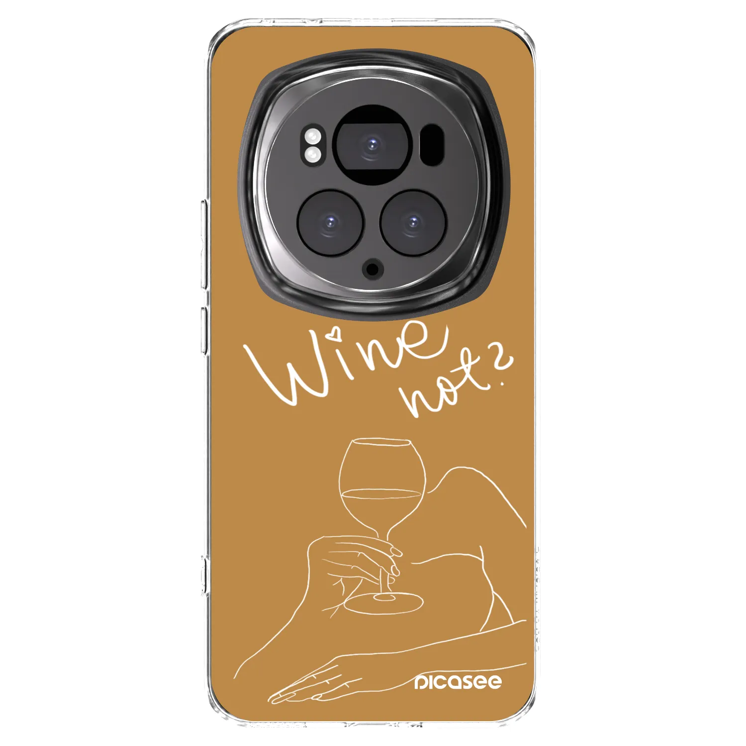 Picasee silikónový prehľadný obal pre Honor Magic6 Pro - Wine not