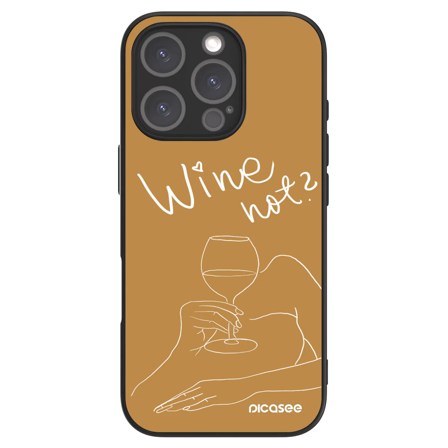 Picasee ULTIMATE CASE pro Apple iPhone 16 Pro - Wine not