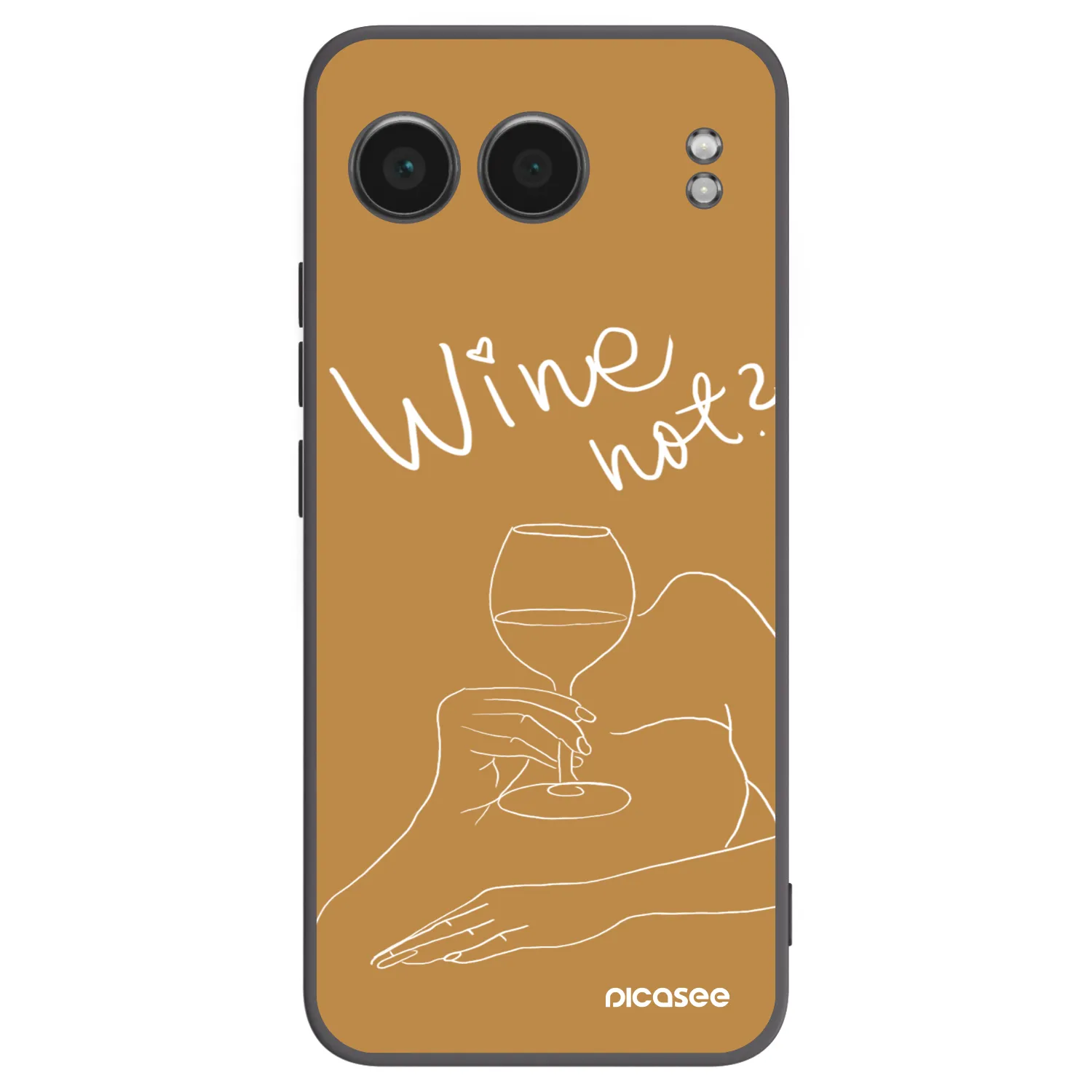 Picasee silikónový čierny obal pre OnePlus Nord 4 - Wine not