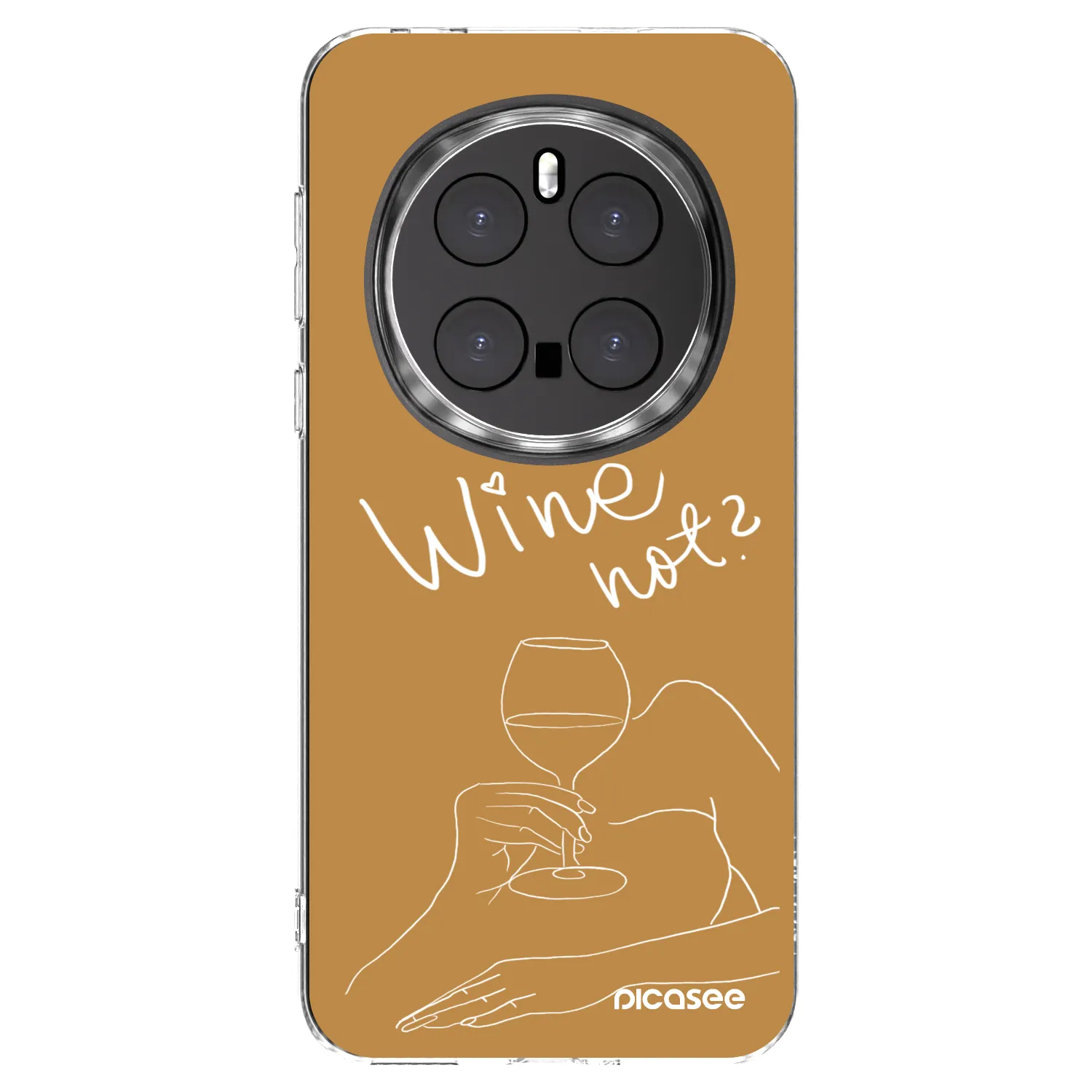 Picasee silikónový prehľadný obal pre Honor Magic7 Pro 5G - Wine not