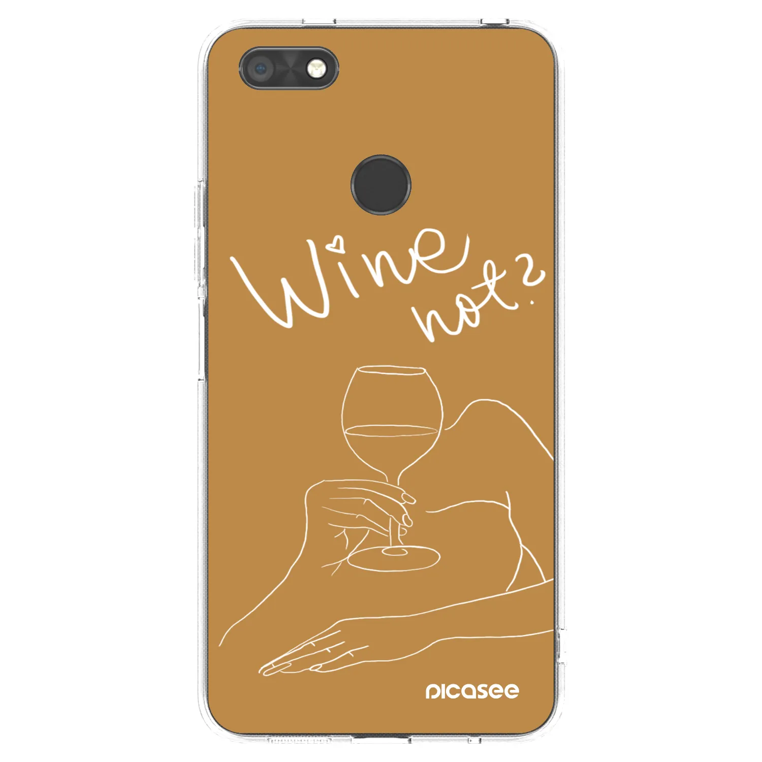 Picasee silikónový prehľadný obal pre Huawei P9 Lite Mini - Wine not