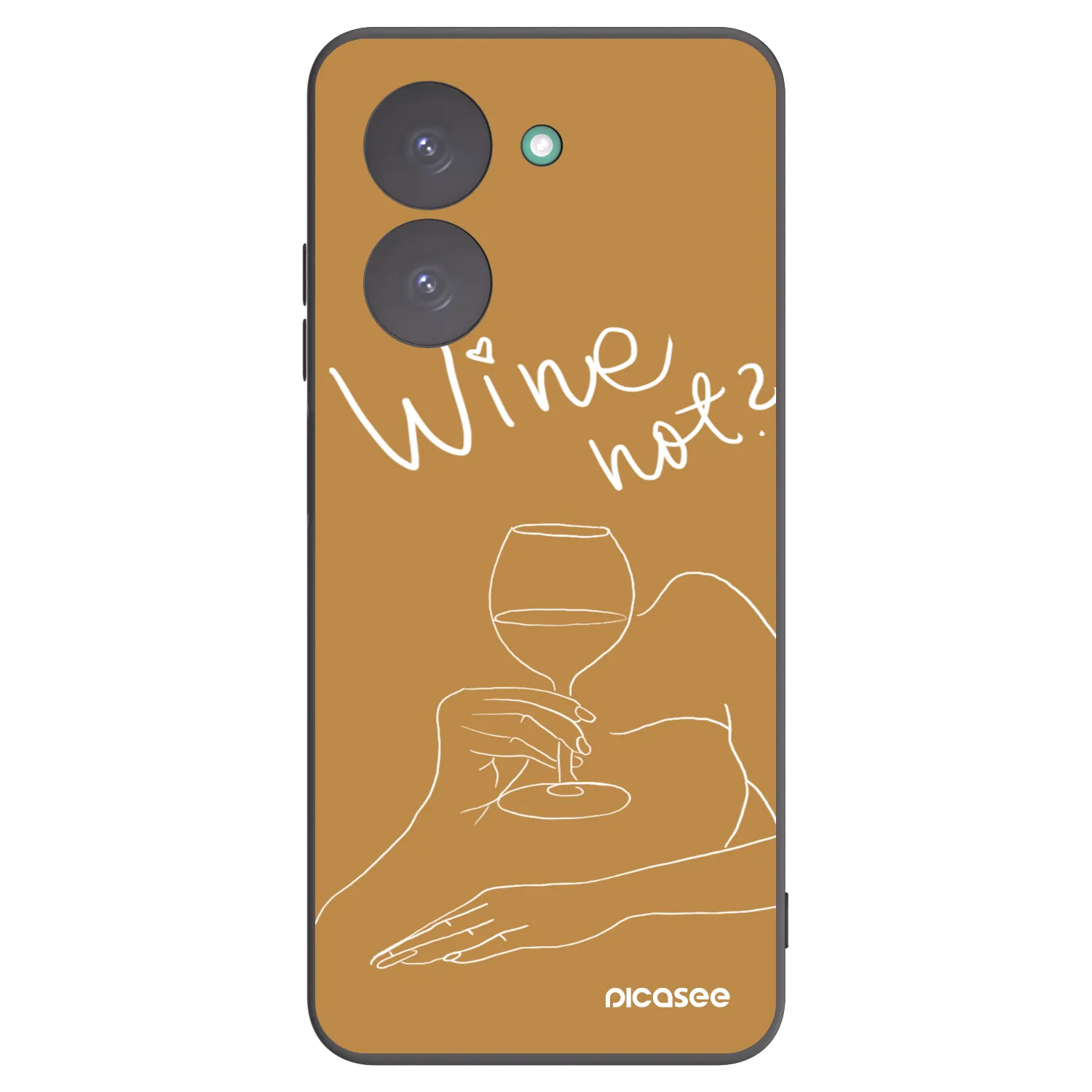 Picasee silikónový čierny obal pre Xiaomi Redmi A5 - Wine not