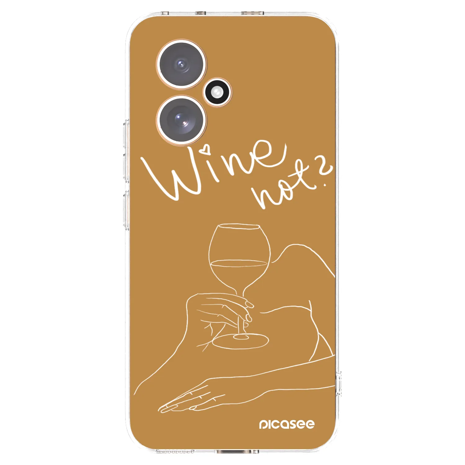 Picasee silikónový prehľadný obal pre Honor 400 5G - Wine not