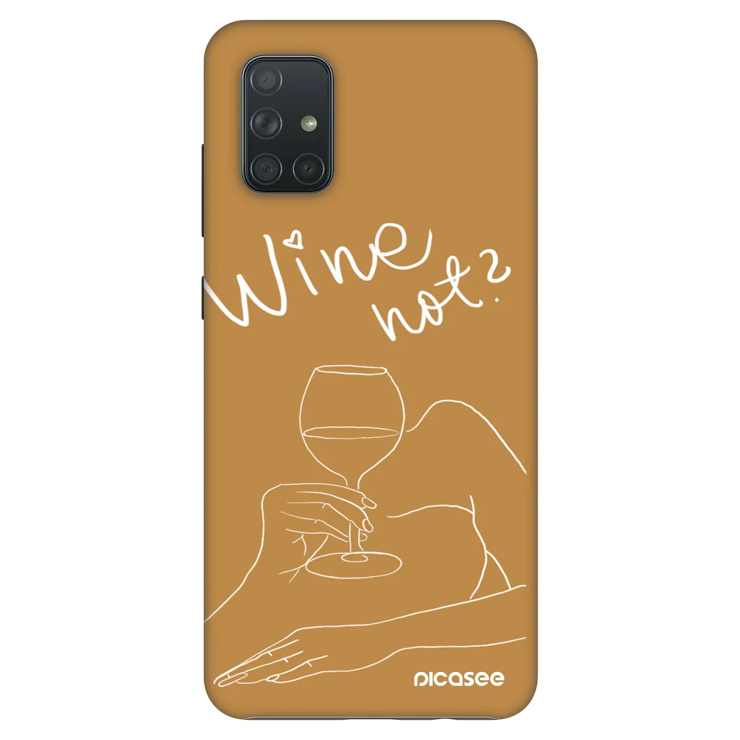 Picasee Fashion Case pre Samsung Galaxy A71 A715F - Wine not