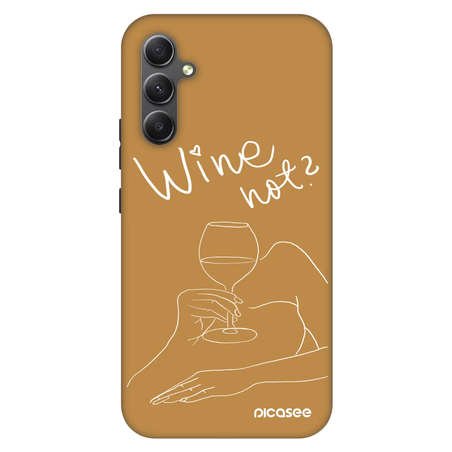 Picasee Fashion Case pre Samsung Galaxy A34 5G A346B - Wine not