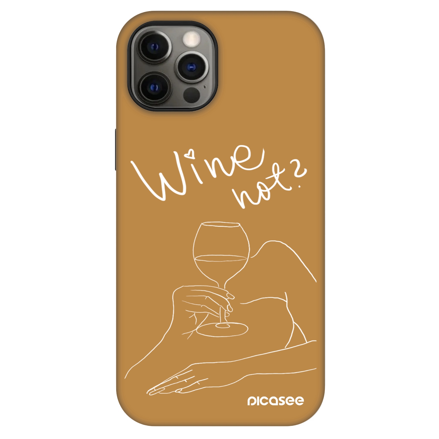 Picasee Fashion Case MagSafe pre Apple iPhone 12 Pro - Wine not