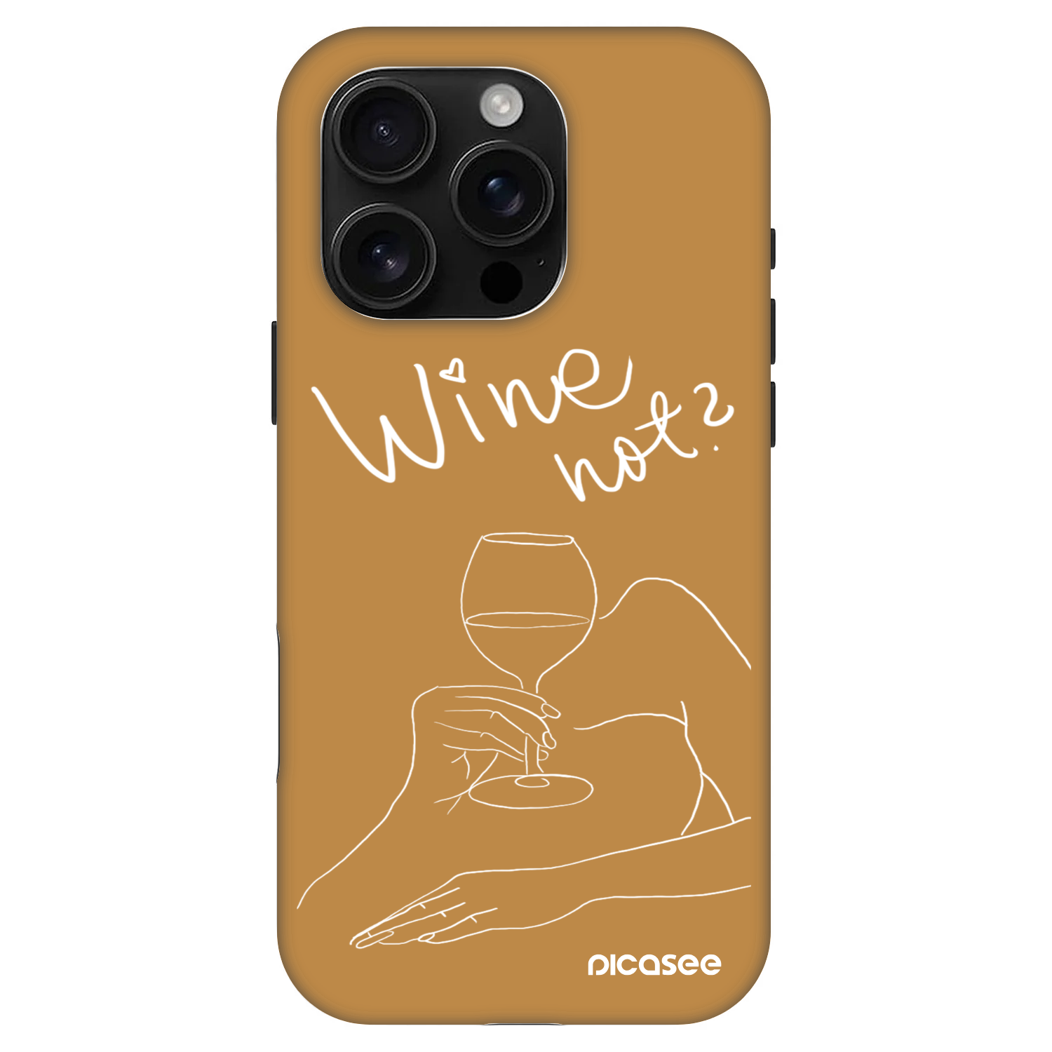 Picasee Fashion Case MagSafe pre Apple iPhone 16 Pro - Wine not