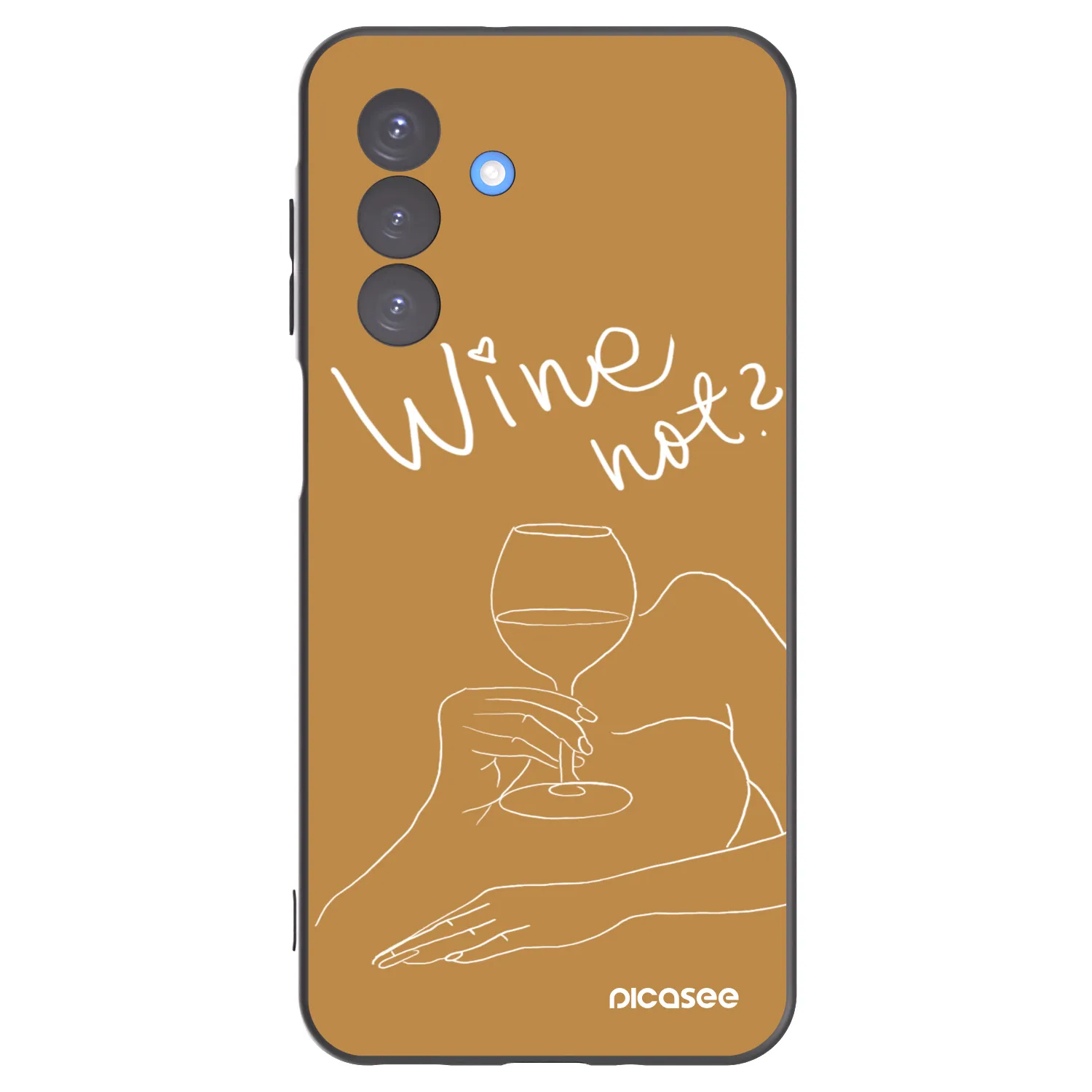 Picasee silikónový čierny obal pre Samsung Galaxy A17 5G - Wine not