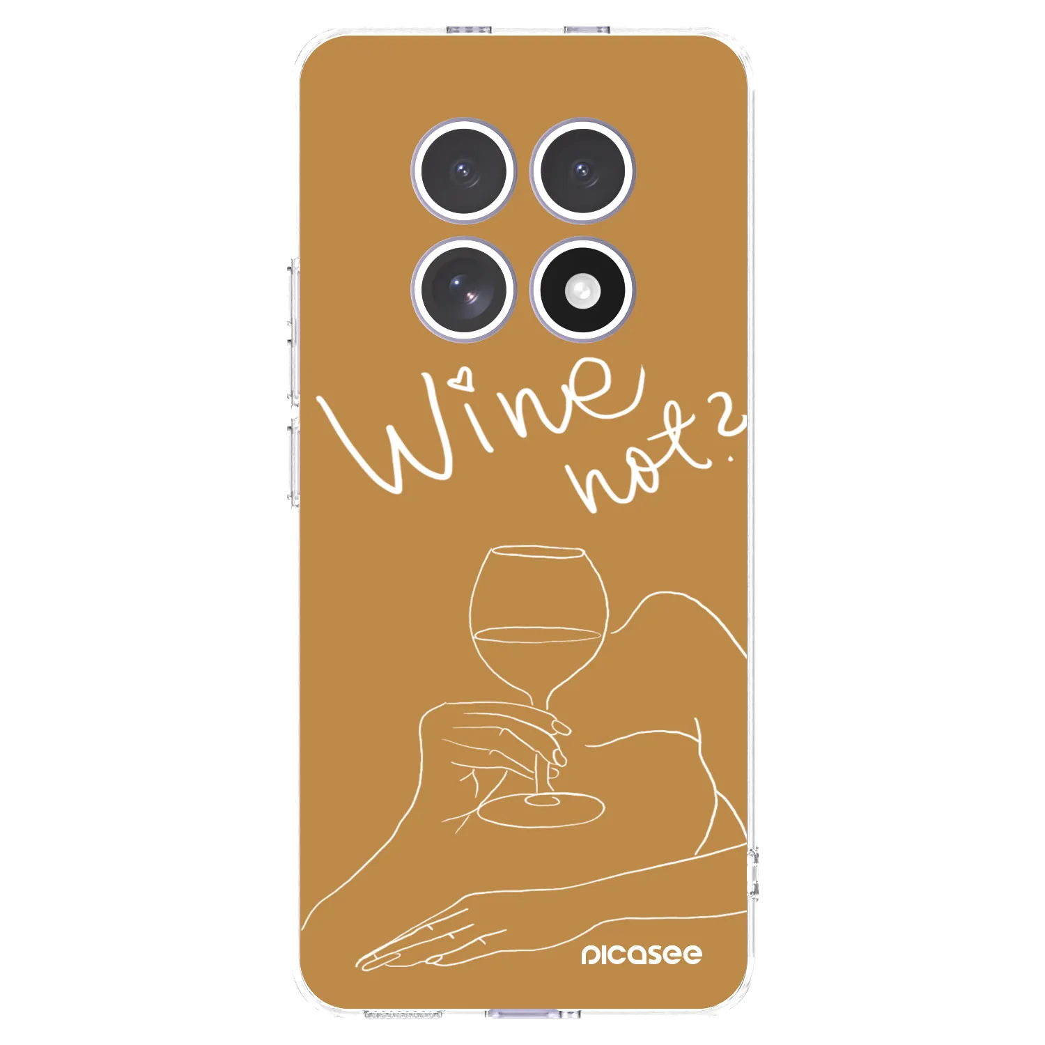 Picasee silikónový prehľadný obal pre Xiaomi Redmi Note 15 - Wine not