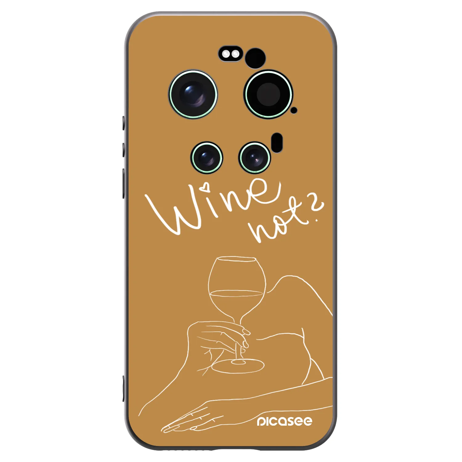 Picasee silikónový čierny obal pre Xiaomi 17 Ultra - Wine not