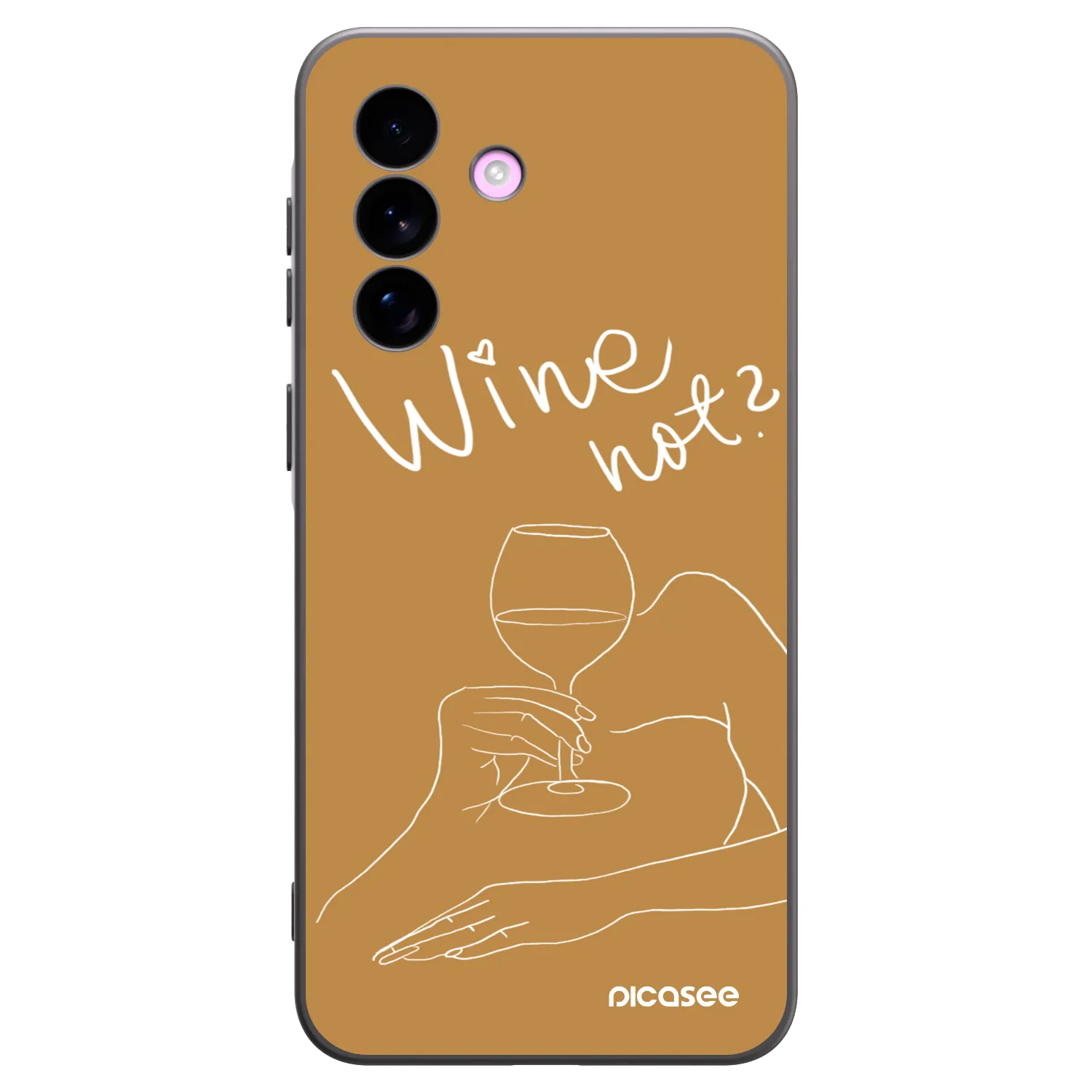 Picasee silikónový čierny obal pre Samsung Galaxy A57 5G - Wine not