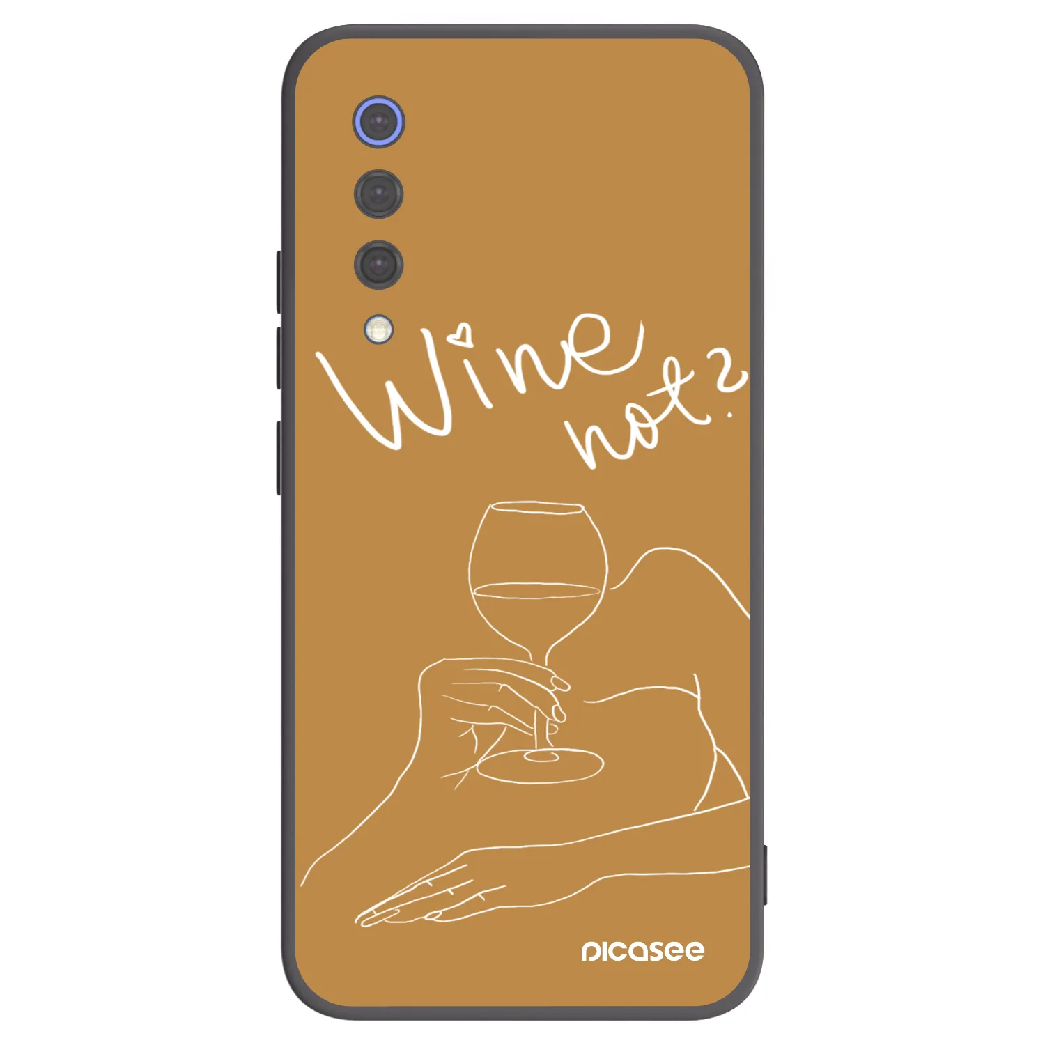 Picasee silikónový čierny obal pre Xiaomi Mi 9 SE - Wine not