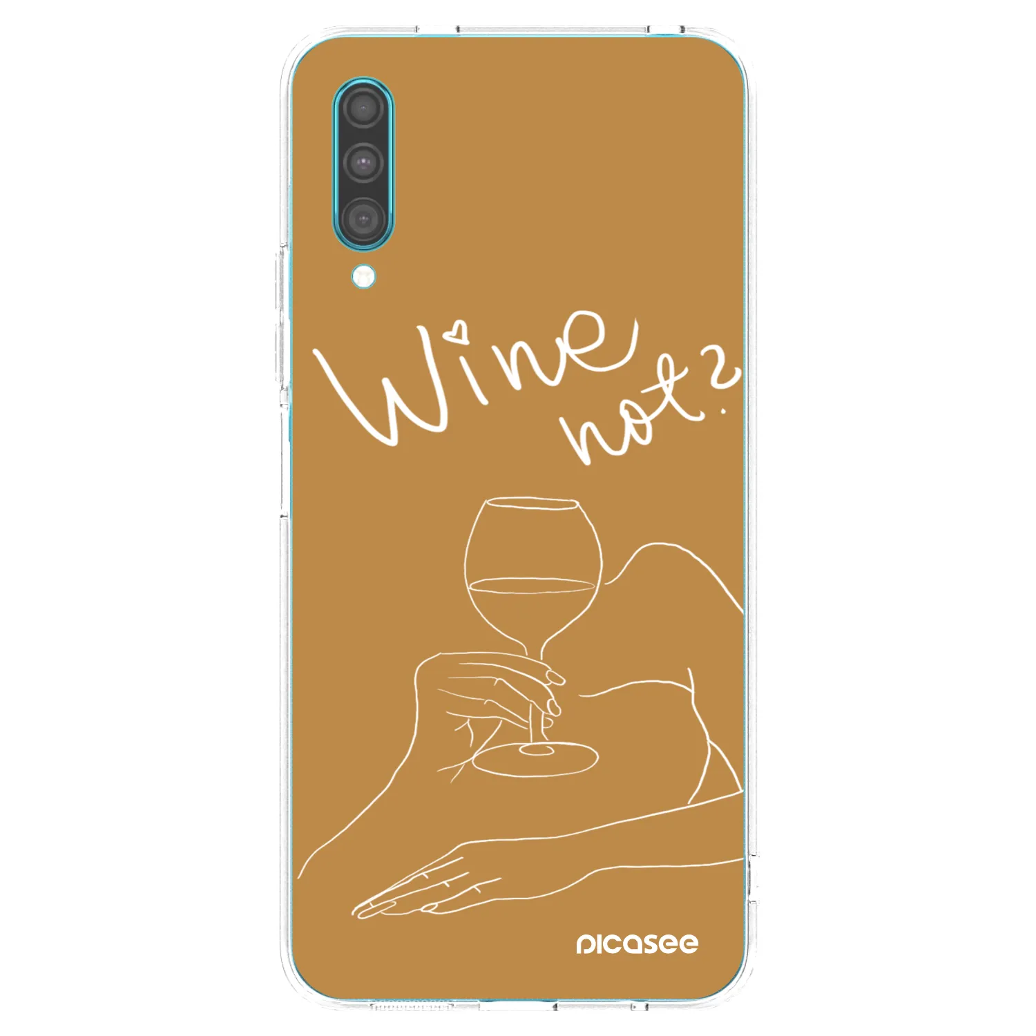 Picasee silikónový prehľadný obal pre Samsung Galaxy A30s A307F - Wine not