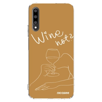 Picasee silikónový prehľadný obal pre Honor 9X Pro - Wine not