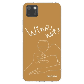 Picasee silikónový prehľadný obal pre Huawei Y5P - Wine not