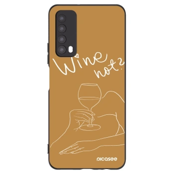 Picasee silikónový čierny obal pre Huawei P Smart 2021 - Wine not