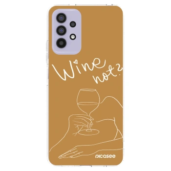 Picasee silikónový prehľadný obal pre Samsung Galaxy A32 4G SM-A325F - Wine not