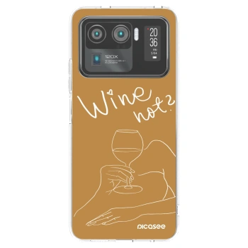Picasee silikónový prehľadný obal pre Xiaomi Mi 11 Ultra - Wine not