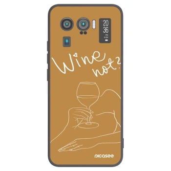 Picasee silikónový čierny obal pre Xiaomi Mi 11 Ultra - Wine not