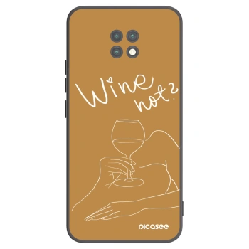 Picasee silikónový čierny obal pre Xiaomi Redmi Note 9T - Wine not