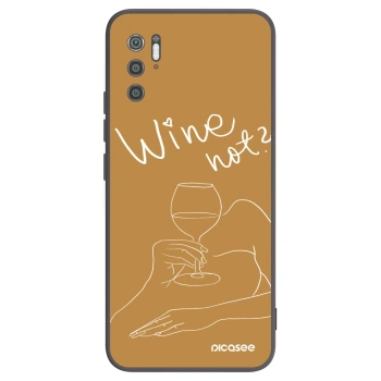 Picasee silikónový čierny obal pre Xiaomi Poco M3 Pro 5G - Wine not