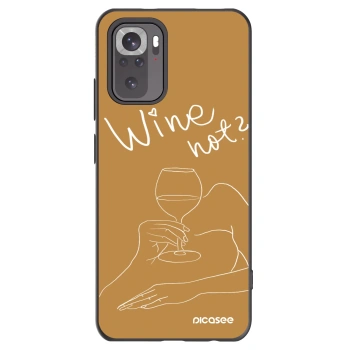 Picasee silikónový čierny obal pre Xiaomi Redmi Note 11S 4G - Wine not