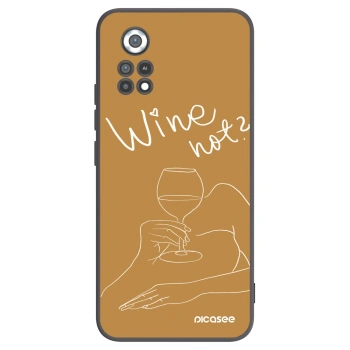 Picasee silikónový čierny obal pre Xiaomi Poco X4 Pro 5G - Wine not
