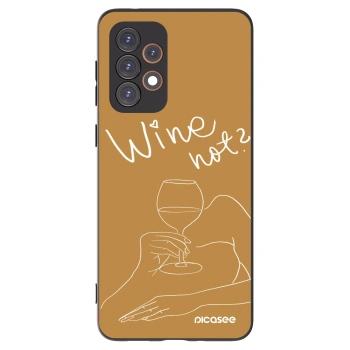 Picasee silikónový čierny obal pre Samsung Galaxy A33 5G A336 - Wine not