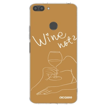 Picasee silikónový prehľadný obal pre Huawei P Smart - Wine not