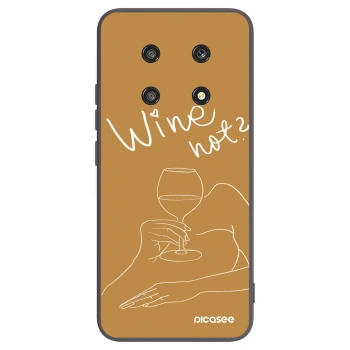 Picasee silikónový čierny obal pre Honor Magic4 Lite 5G - Wine not