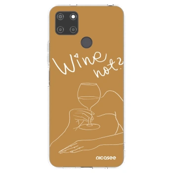 Picasee silikónový prehľadný obal pre Realme C21Y - Wine not