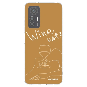 Picasee silikónový prehľadný obal pre Xiaomi 12 Lite - Wine not