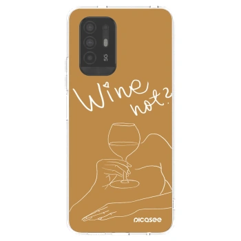 Picasee silikónový prehľadný obal pre OPPO A94 5G - Wine not