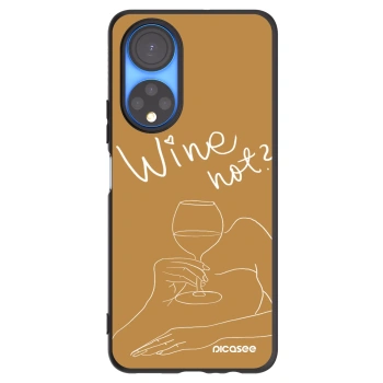 Picasee silikónový čierny obal pre Honor X7 - Wine not