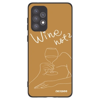 Picasee silikónový čierny obal pre Samsung Galaxy A73 5G - Wine not