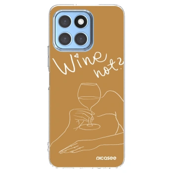 Picasee silikónový prehľadný obal pre Honor X6 - Wine not