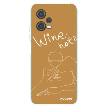 Picasee silikónový prehľadný obal pre Xiaomi Poco X5 - Wine not