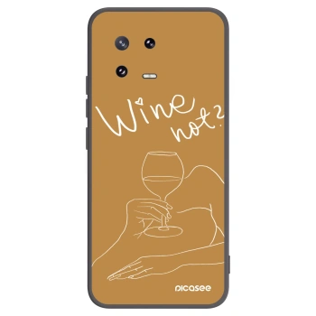 Picasee silikónový čierny obal pre Xiaomi 13 Pro - Wine not